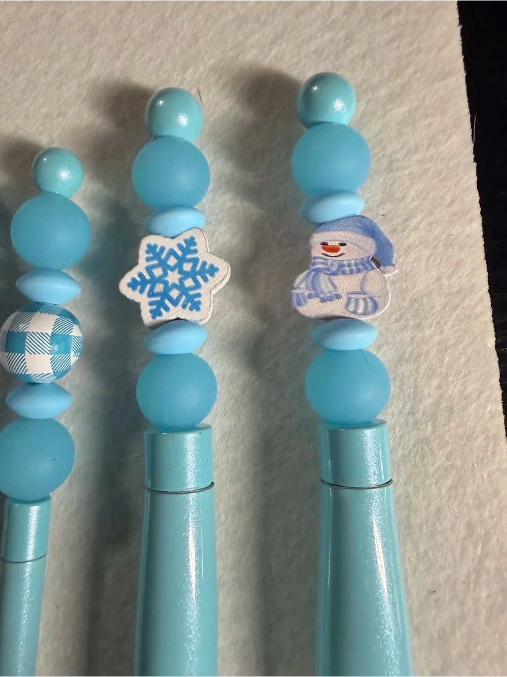 Winter Blue Makeup Brush Set for Women - Blue